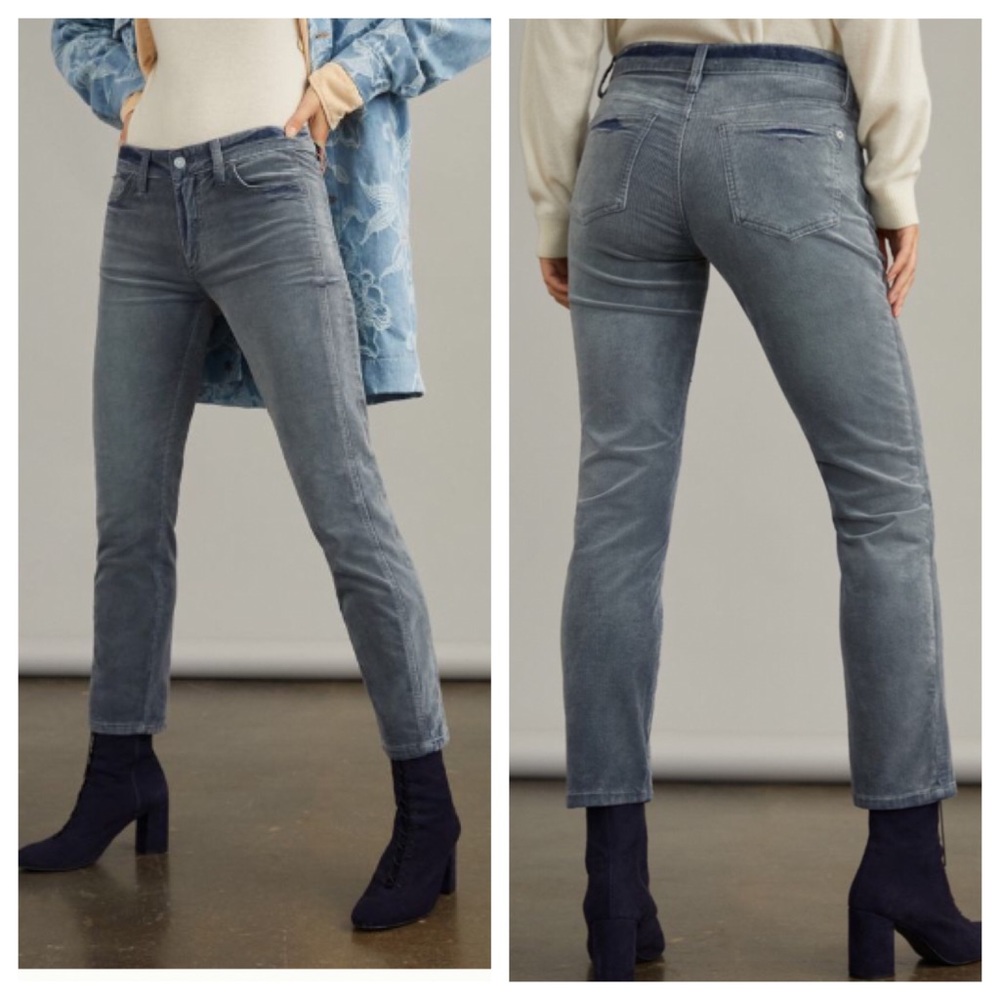 Pilcro Corduroy High Rise Slim Boyfriend Pants